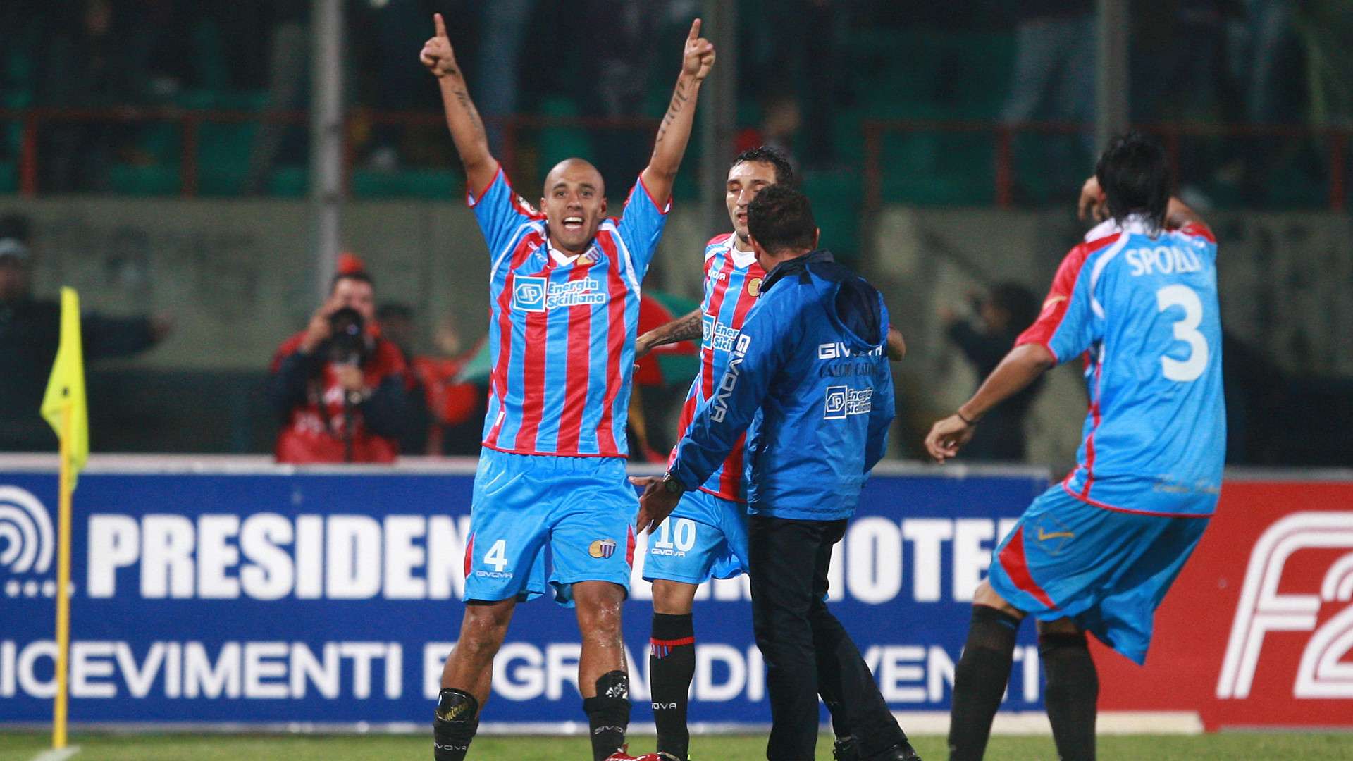 Sergio Almiron Catania Inter Serie A 15102011