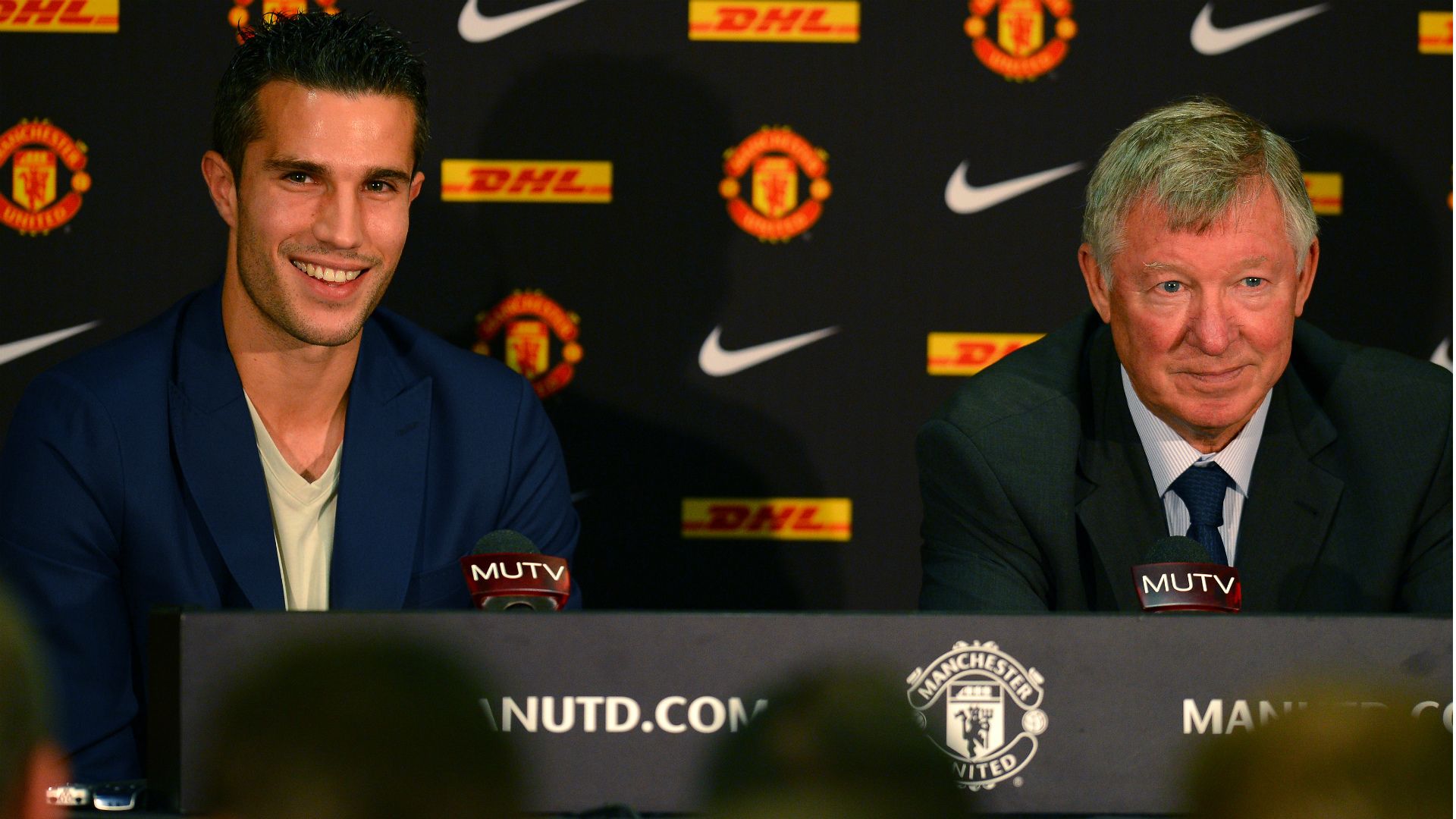 Robin van Persie & Sir Alex Ferguson