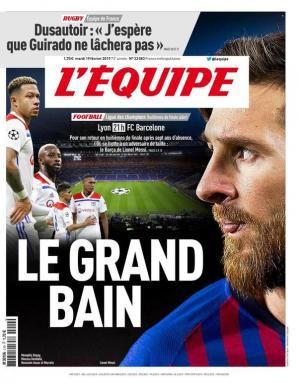 Une l'Equipe 19/02/2019