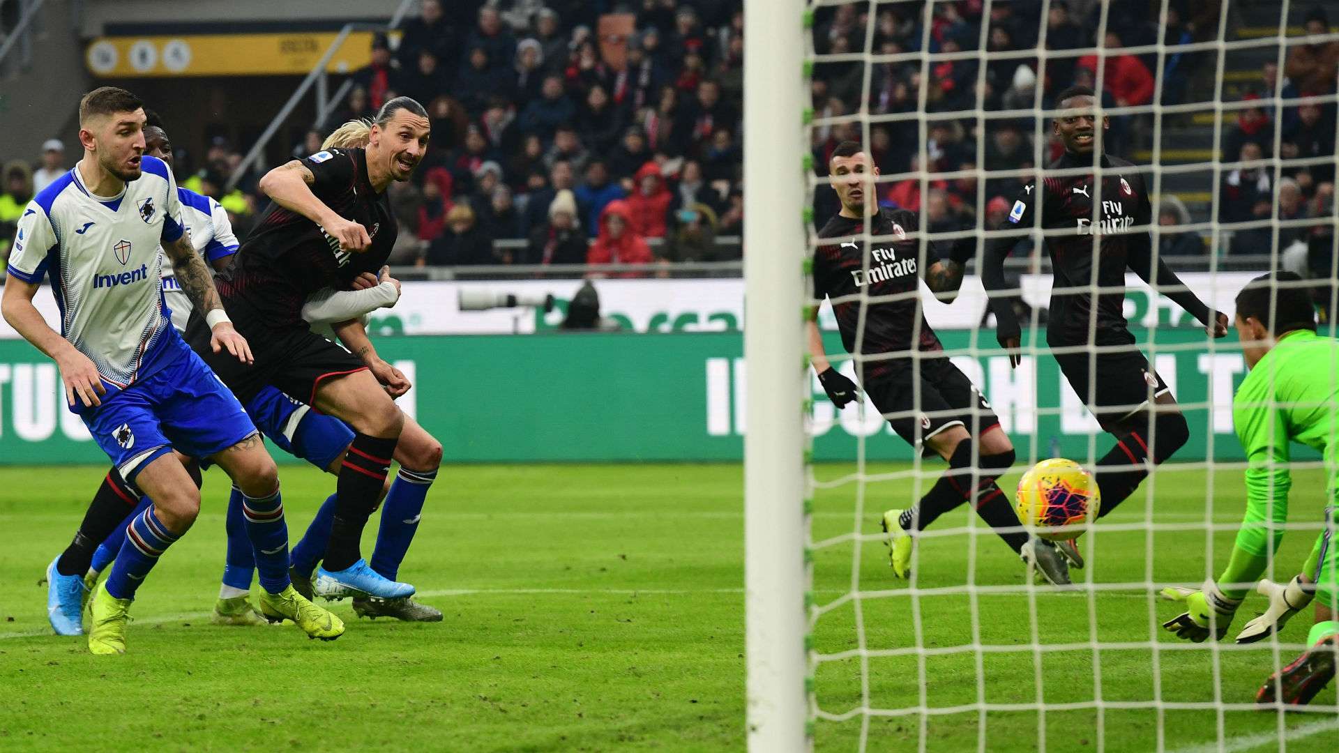 Ibrahimovic Milan Sampdoria