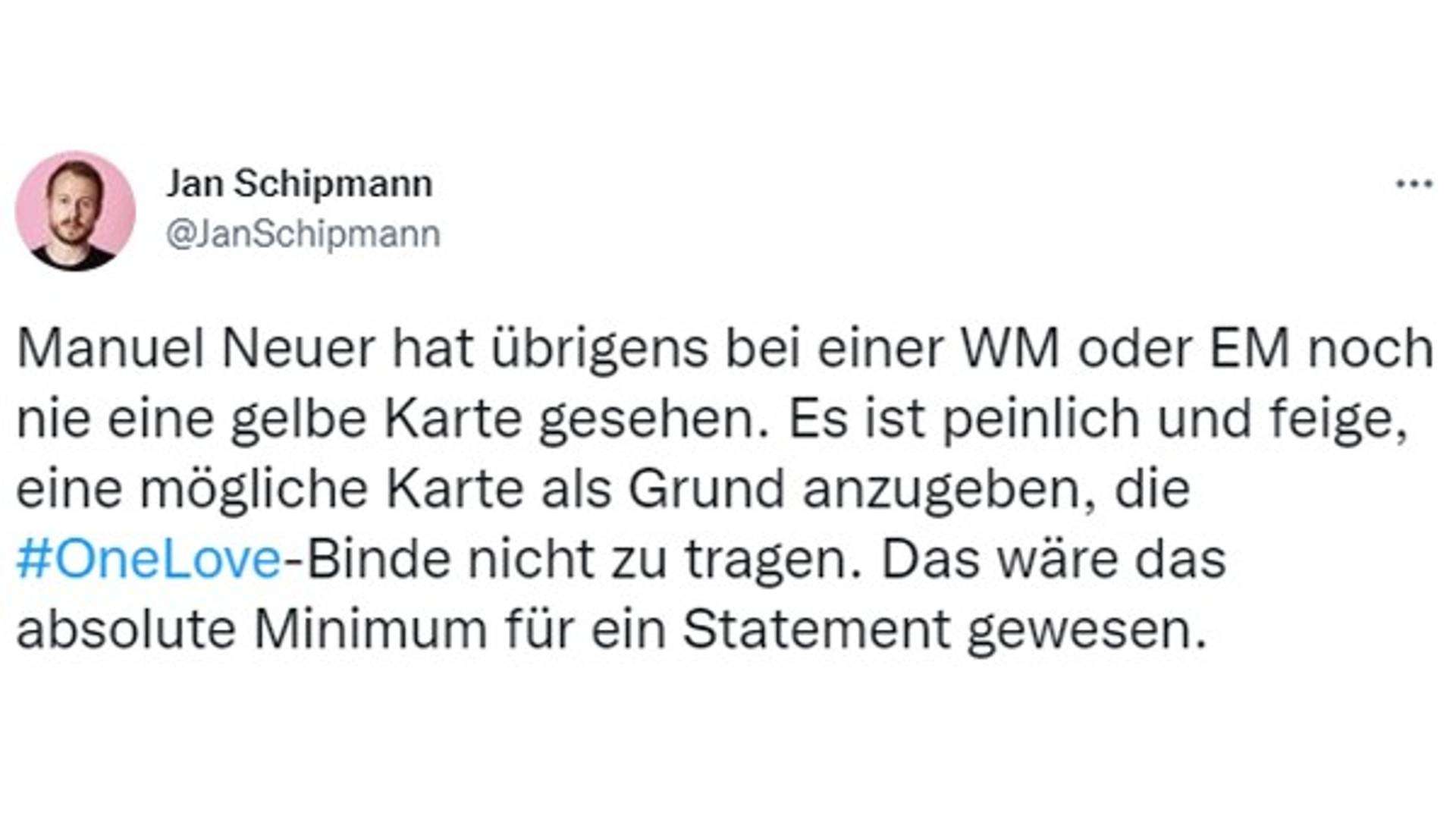 One Love Netzreaktionen