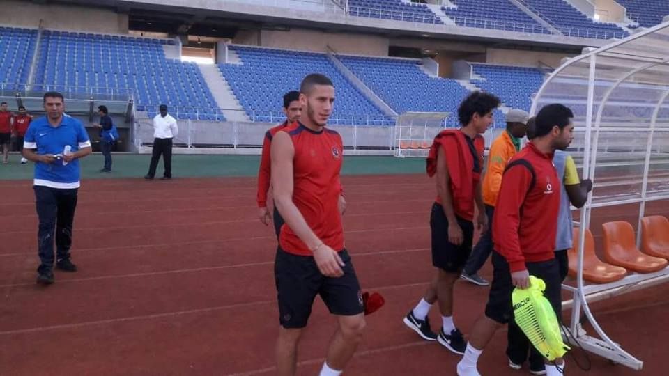 ramdan sobhi - ahmed fathi - al ahly training in zambia