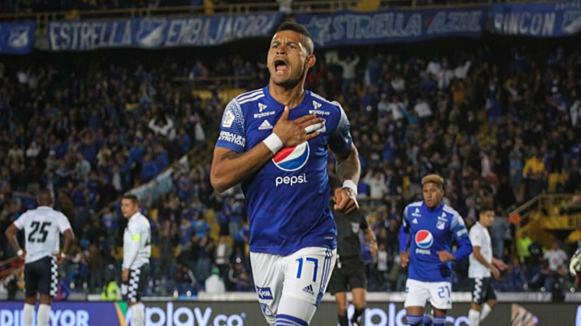 Ayron del Valle Millonarios gol 2020 Liga BetPlay