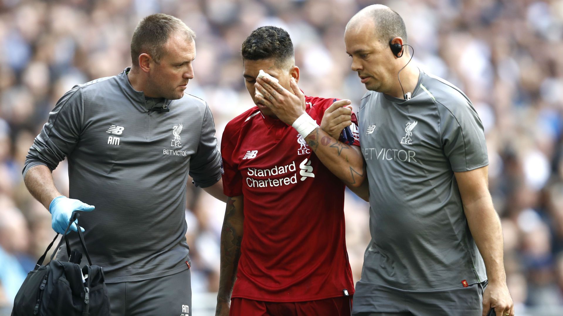 Roberto Firmino Liverpool Tottenham injury 150918