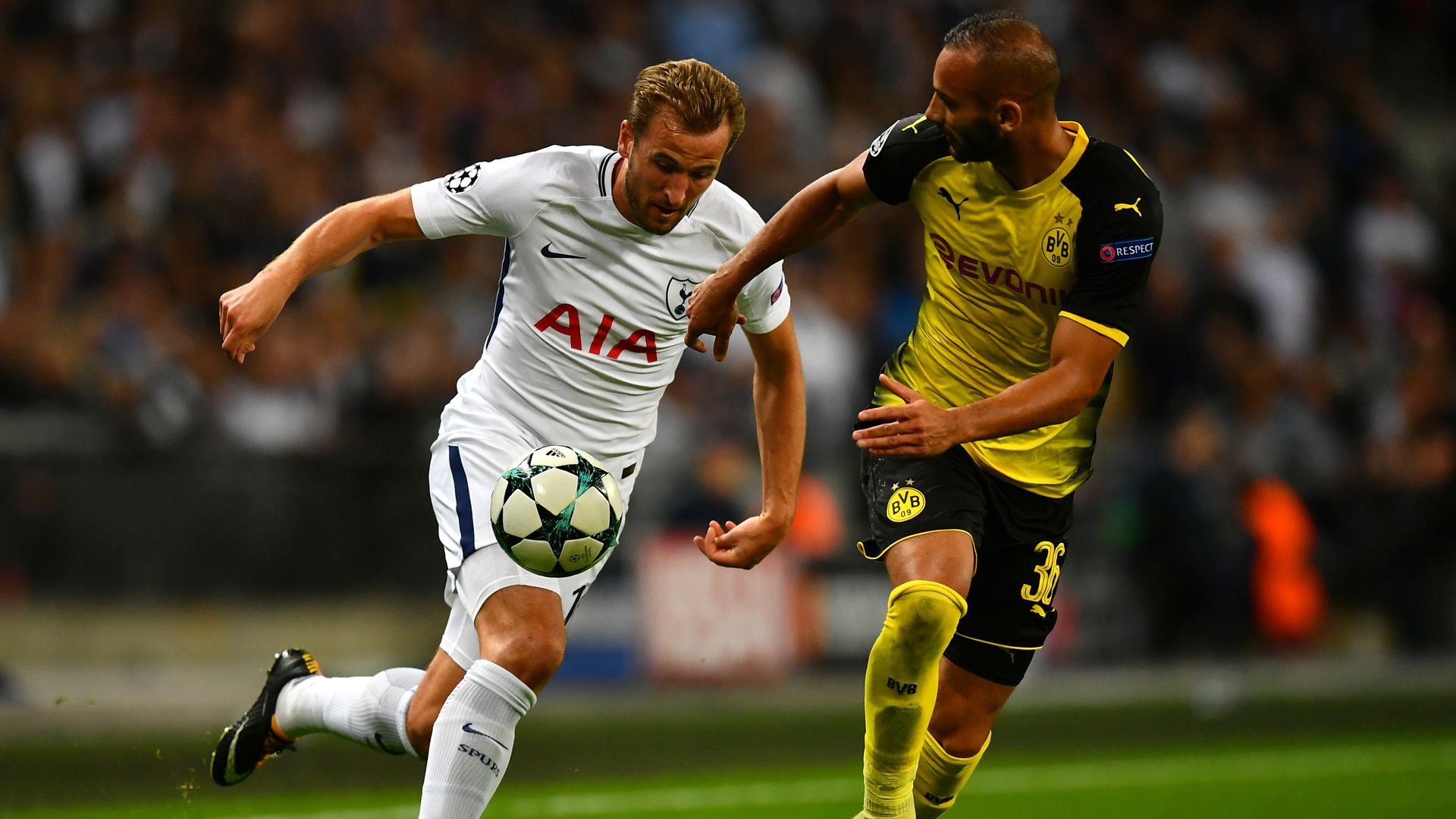 Harry Kane, Toprak, Tottenham - Dortmund, Champions League, 09132017