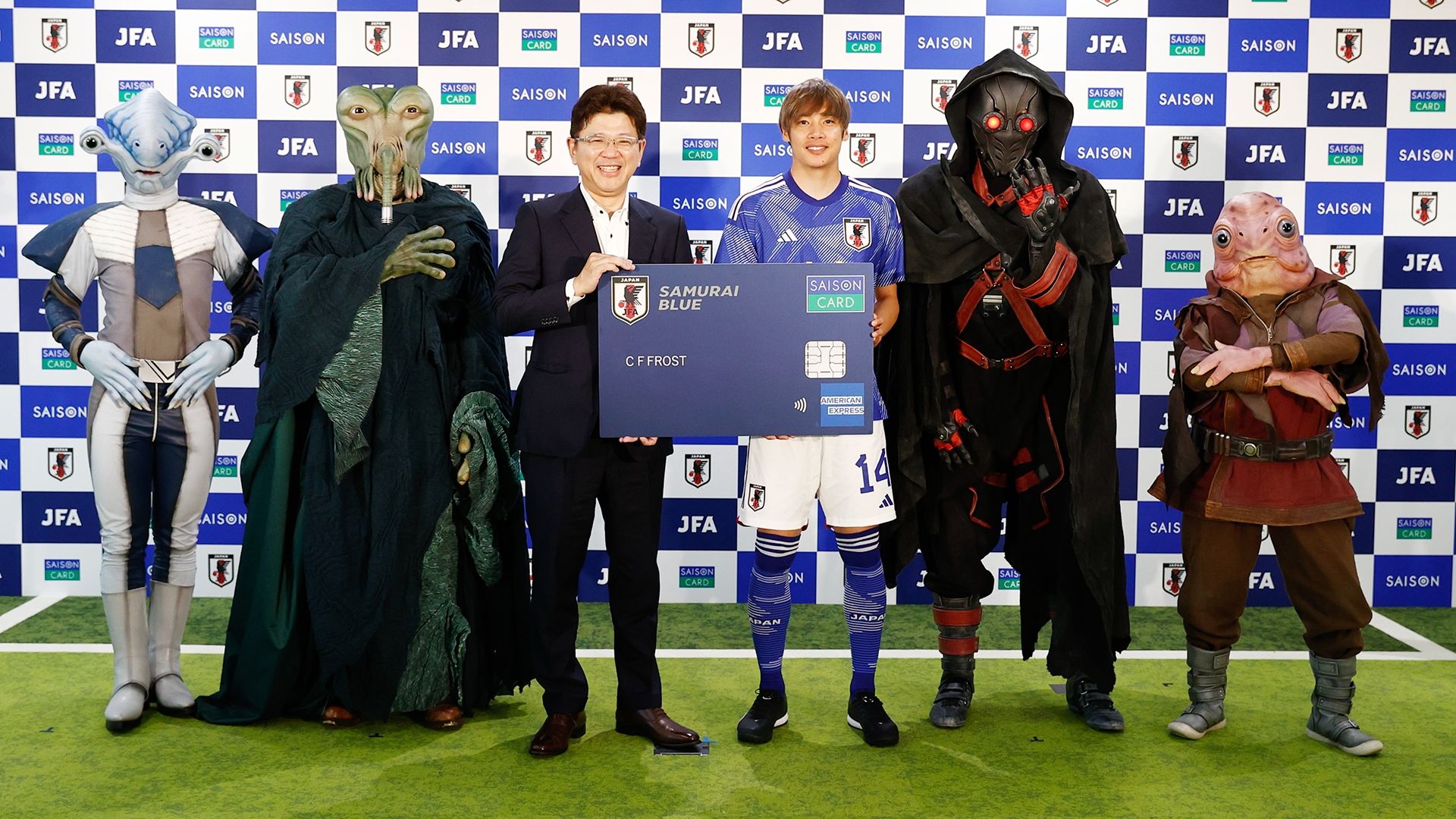 伊東純也 ブランケット JFA 伊東純也 SAMURAIBLUE プレイヤーズマント型フリース