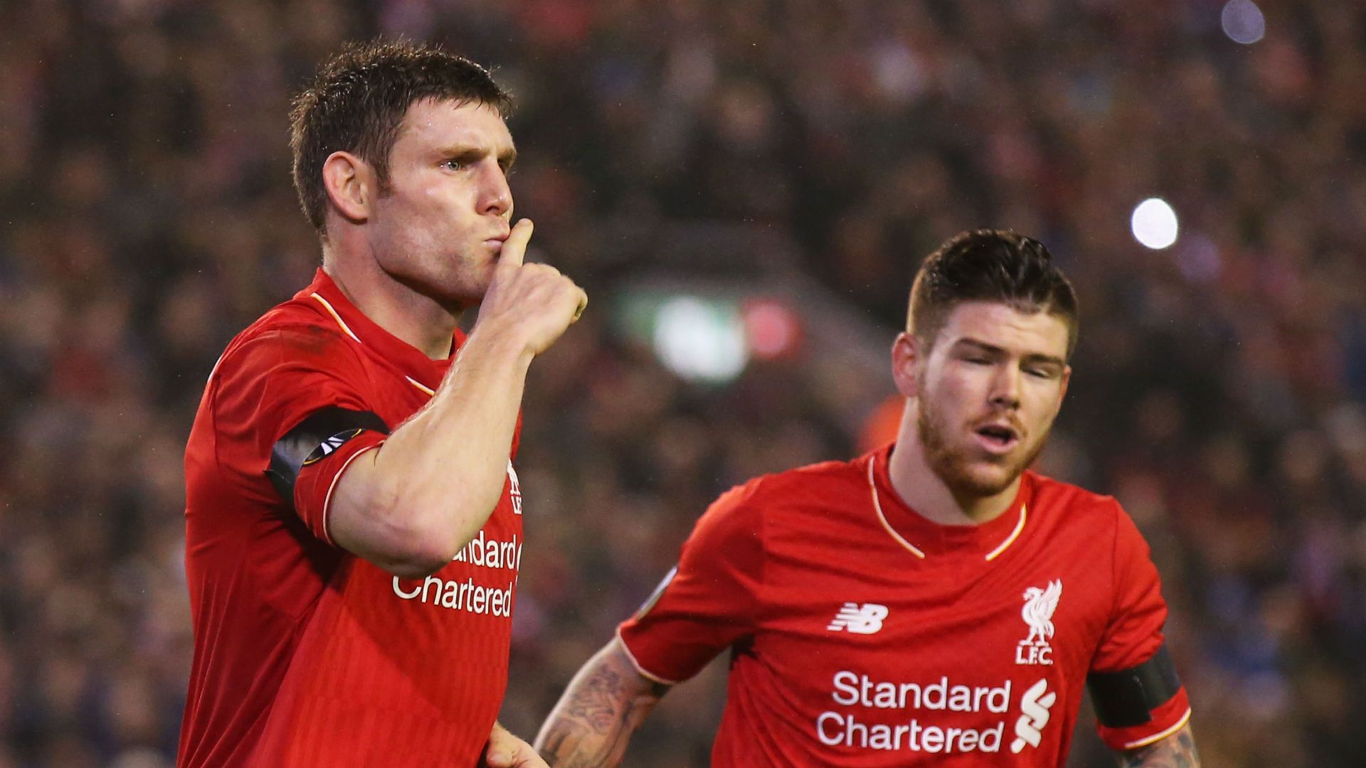 James Milner Alberto Moreno Liverpool