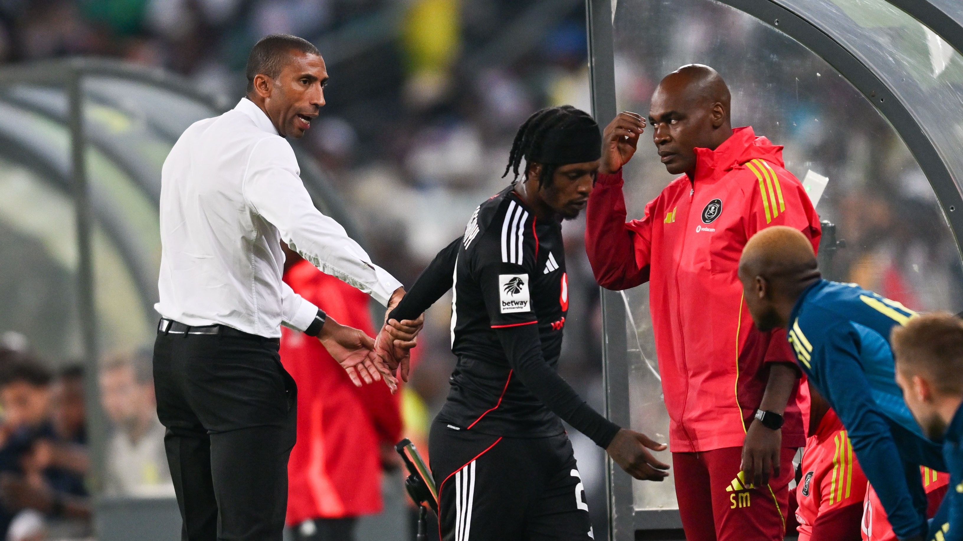 Abdeslam Ouaddou, Patrick Maswanganyi, Orlando Pirates, February 2026