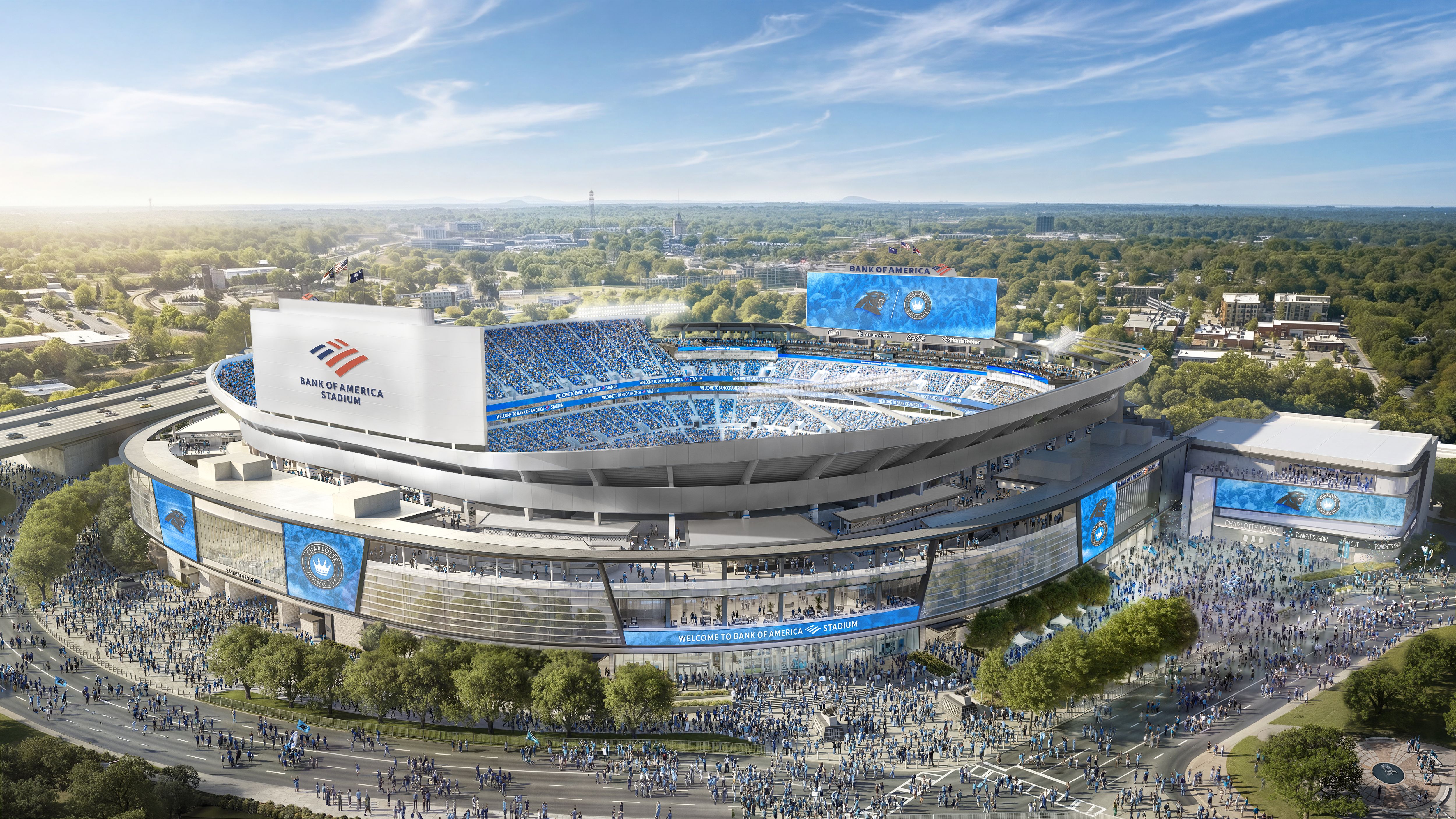Charlotte renovated stadium