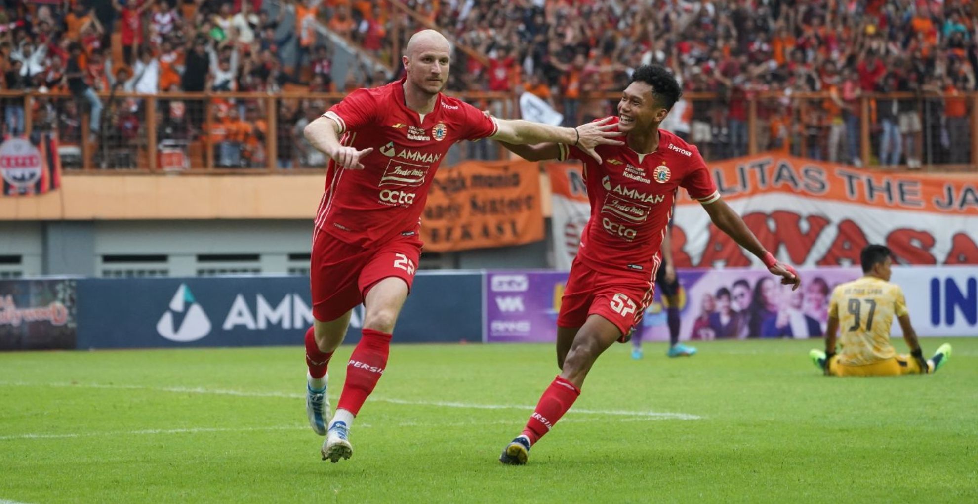 Selebrasi Michael Krmencik - Persija Jakarta