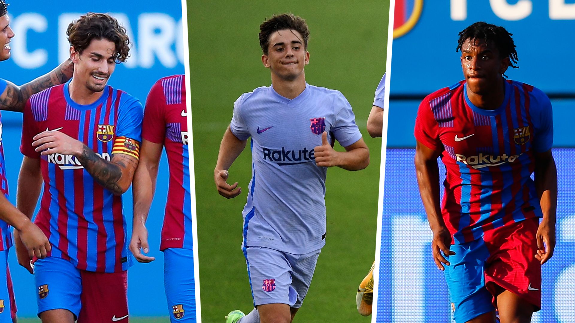 Alex Collado Gavi Paez Alejandro Balde Barcelona