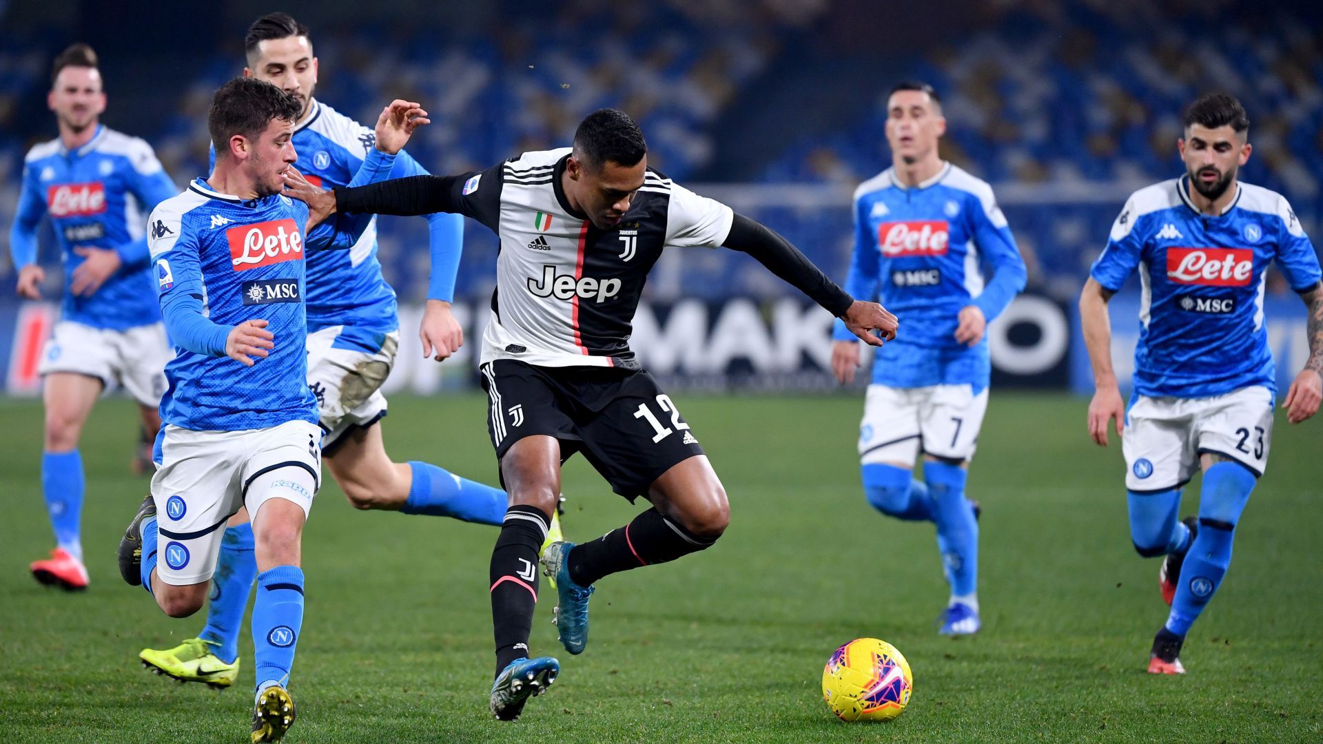 Alex Sandro Napoli Juventus Serie A