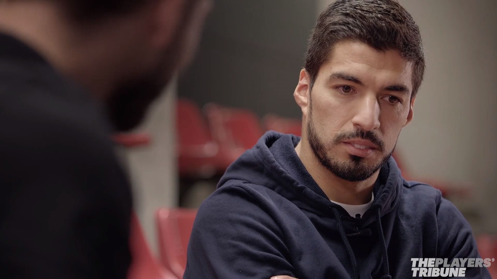 Pique Suarez players tribune