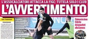 newspapers 22 May embed only Corriere