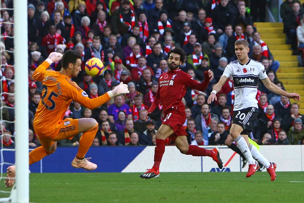 Salah liverpool Fulham 11112018