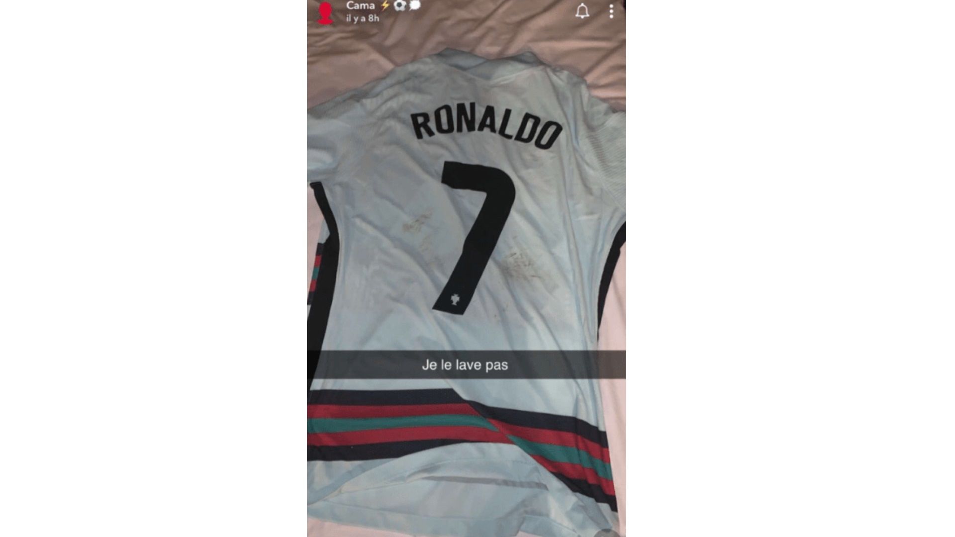 Camisa Cristiano Ronaldo Camavinga 12 10 2020
