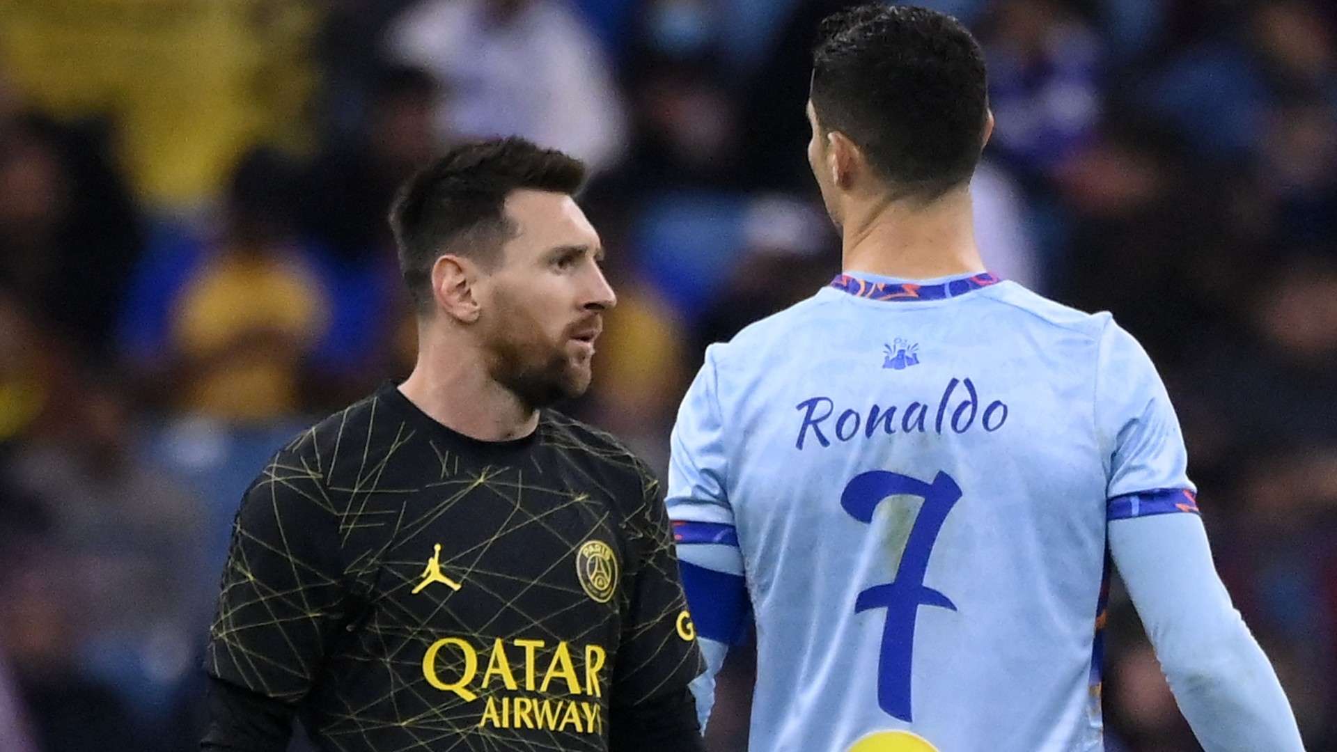 Lionel Messi Cristiano Ronaldo Saudi All Stars 2022-23