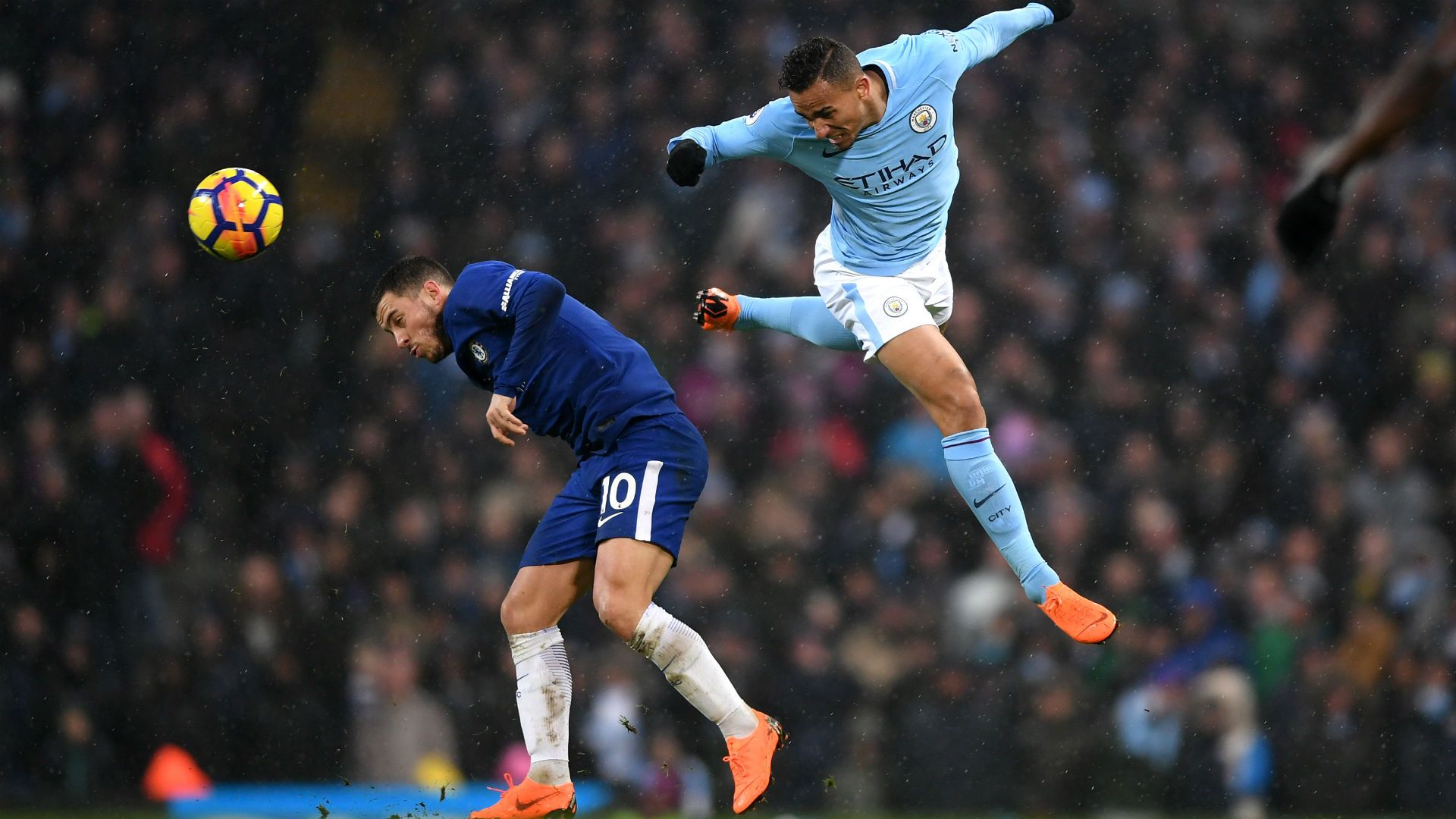 Eden Hazard Chelsea Danilo Manchester City