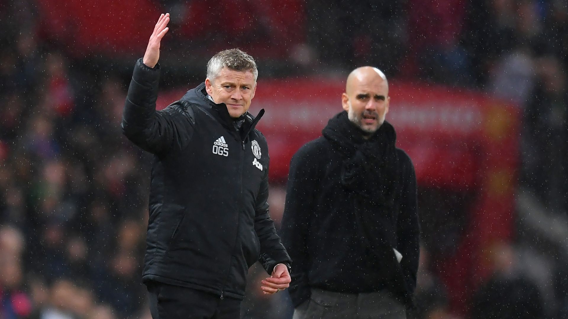 Ole Gunnar Solskjaer & Pep Guardiola