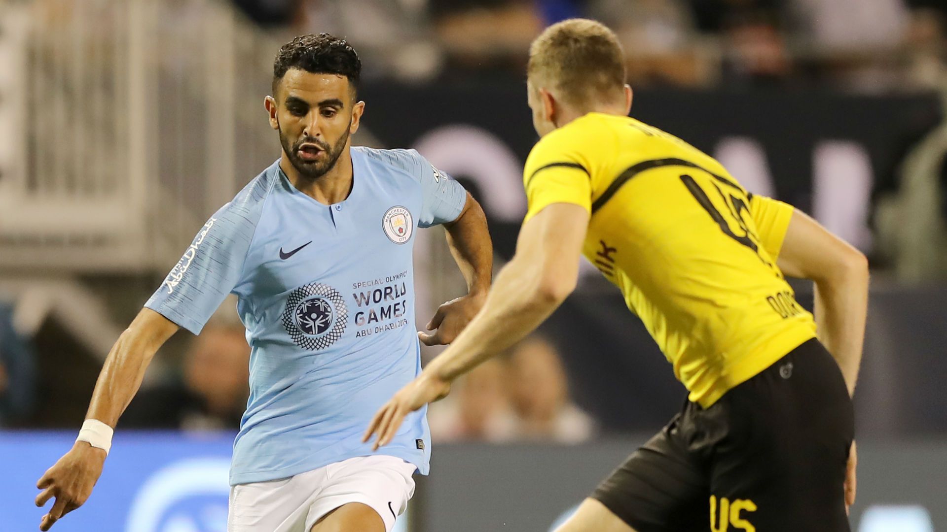 Riyad Mahrez Manchester City Borussia Dortmund ICC 2018