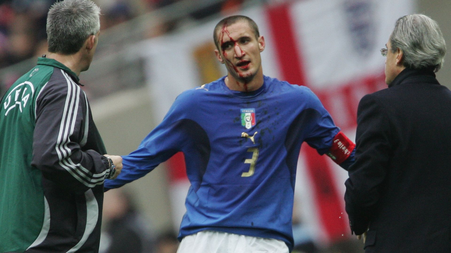 Giorgio Chiellini England Italy 2007