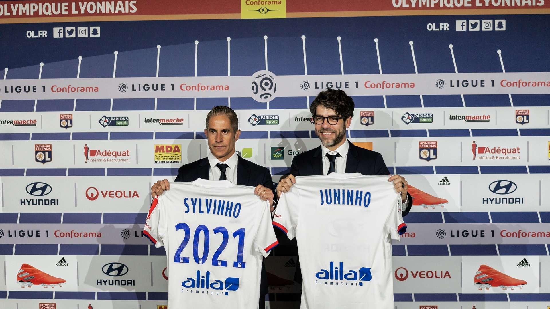 Sylvinho & Juninho Pernambucano - Olympique Lyonnais 2019