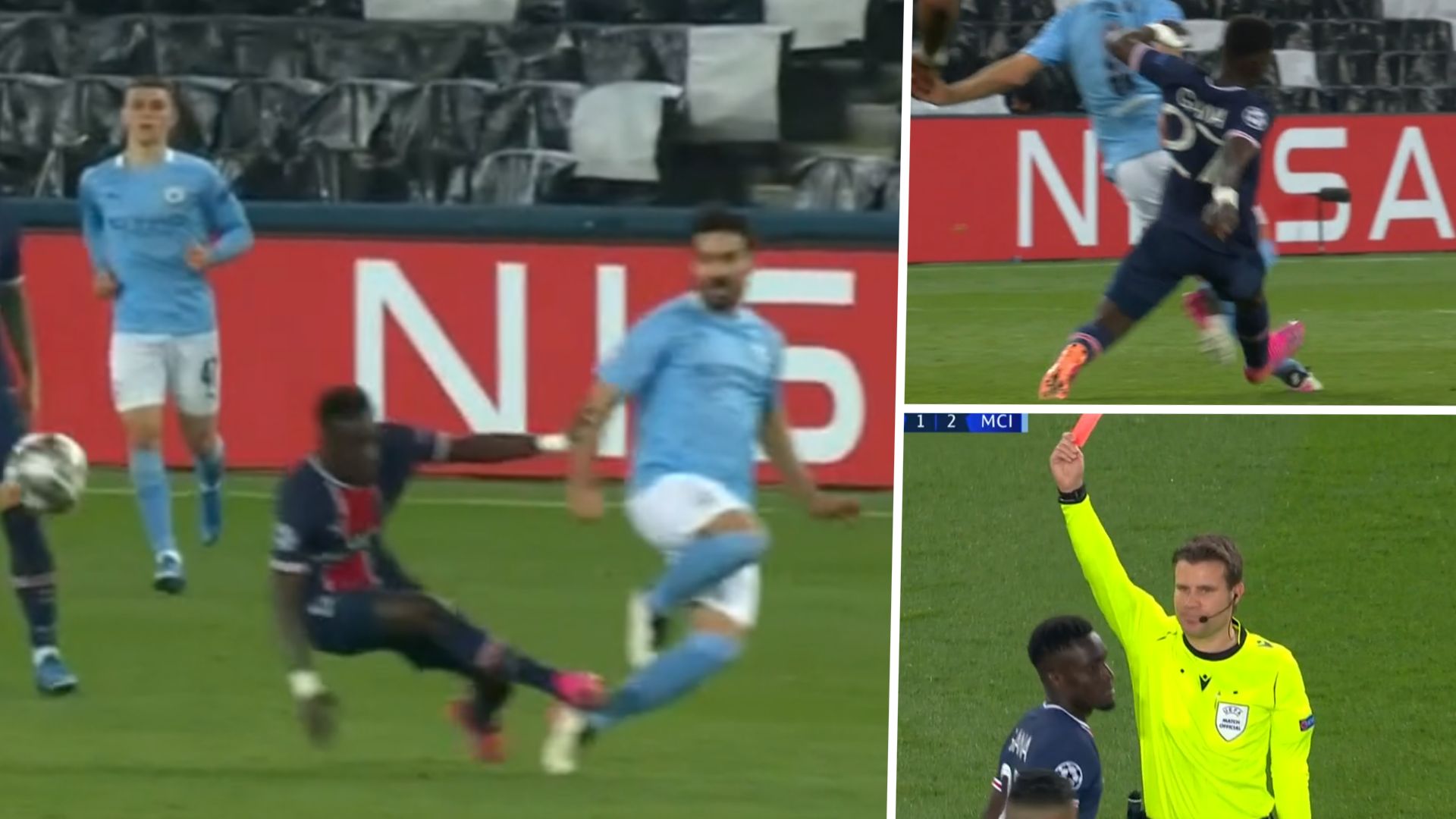 GUEYE GÜNDOGAN MANCHESTER CITY PSG FOUL CHAMPIONS LEAGUE GFX 280402021