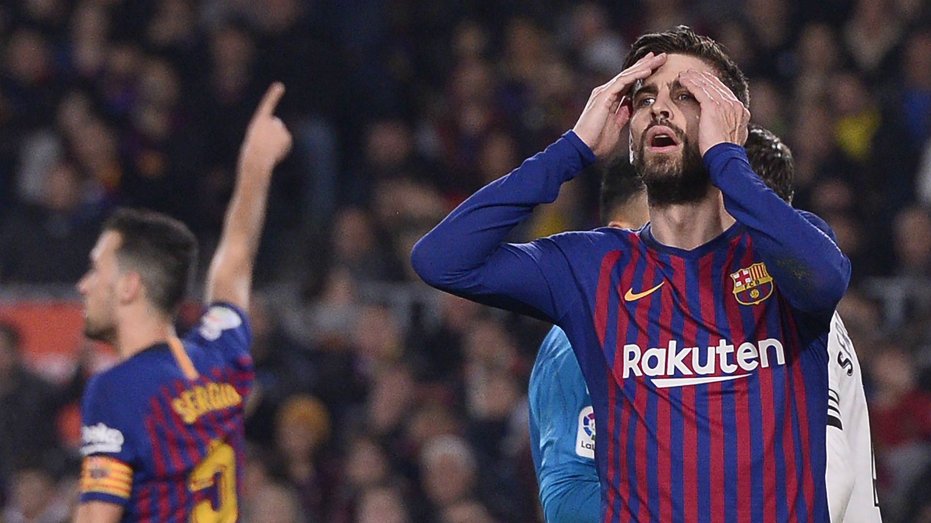PIQUE BARCELONA REAL MADRID COPA DEL REY