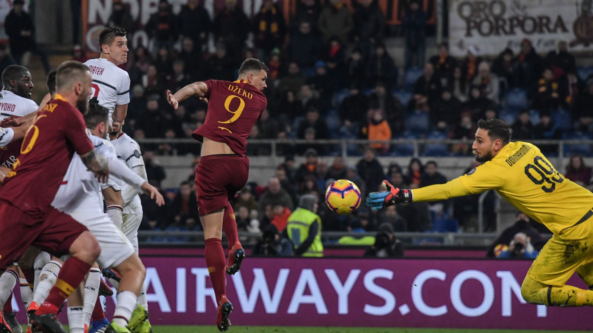 Gigio Donnarumma Milan Roma 03022019