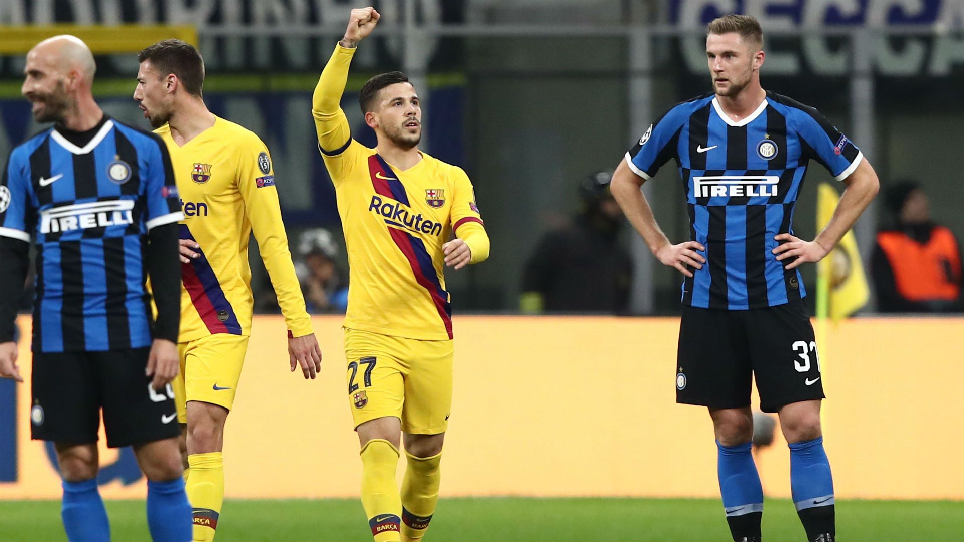 Carles Perez Inter Barcelona Champions League