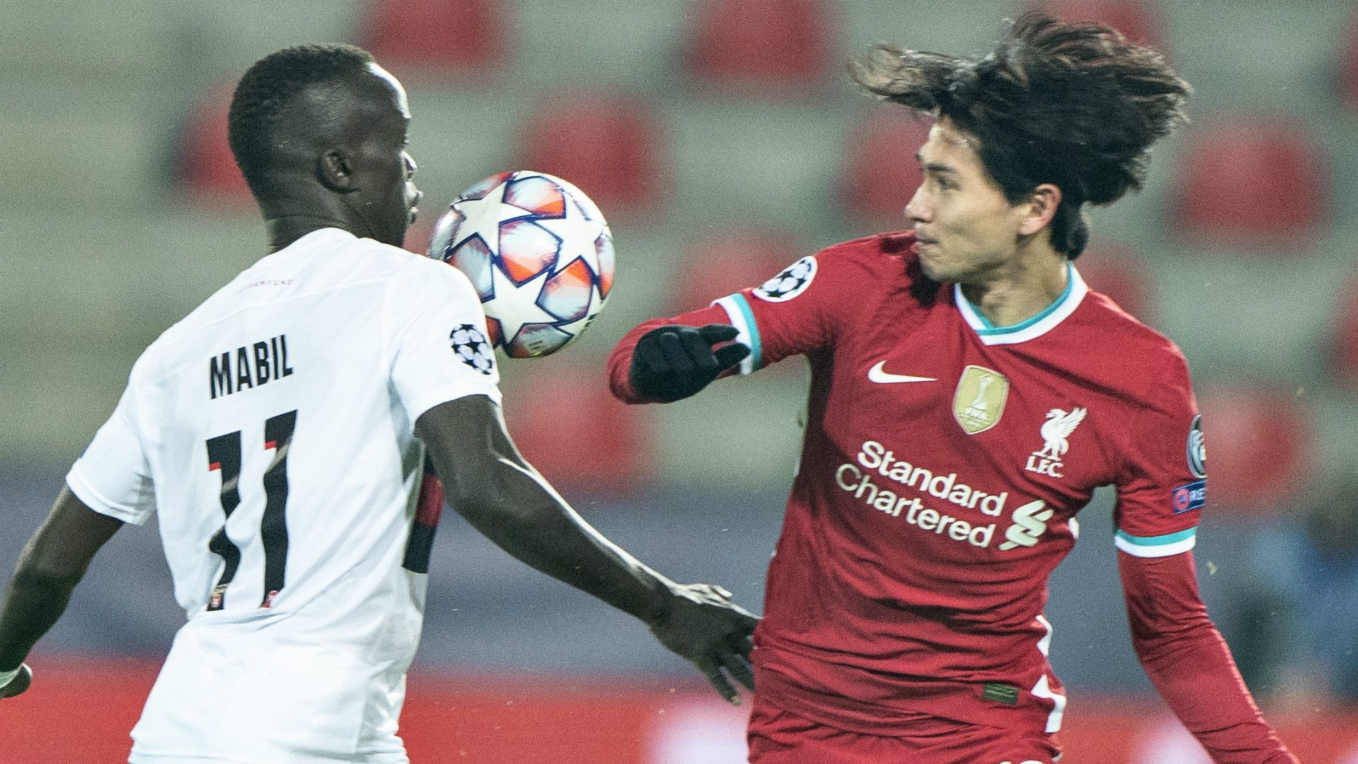 TAKUMI MINAMINO LIVERPOOL CHAMPIONS LEAGUE 09122020