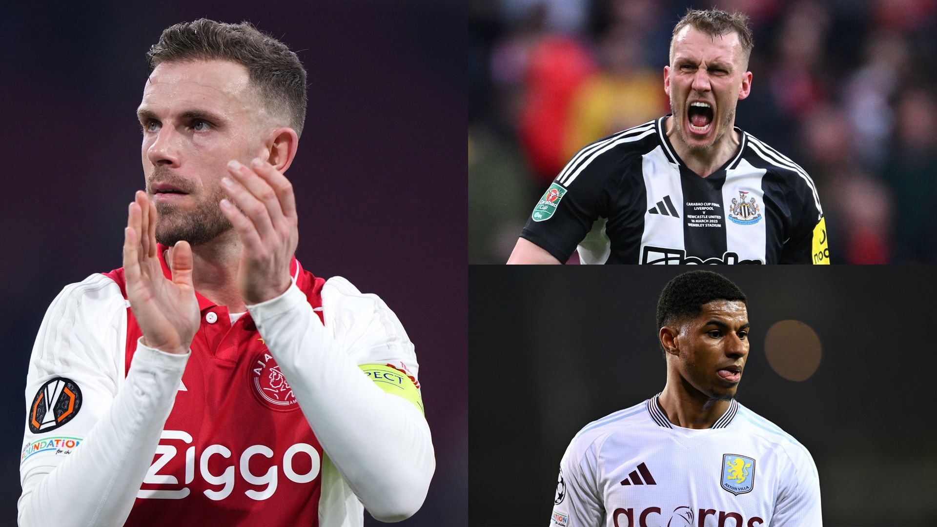 Jordan Henderson Dan Burn Marcus Rashford stack 2025