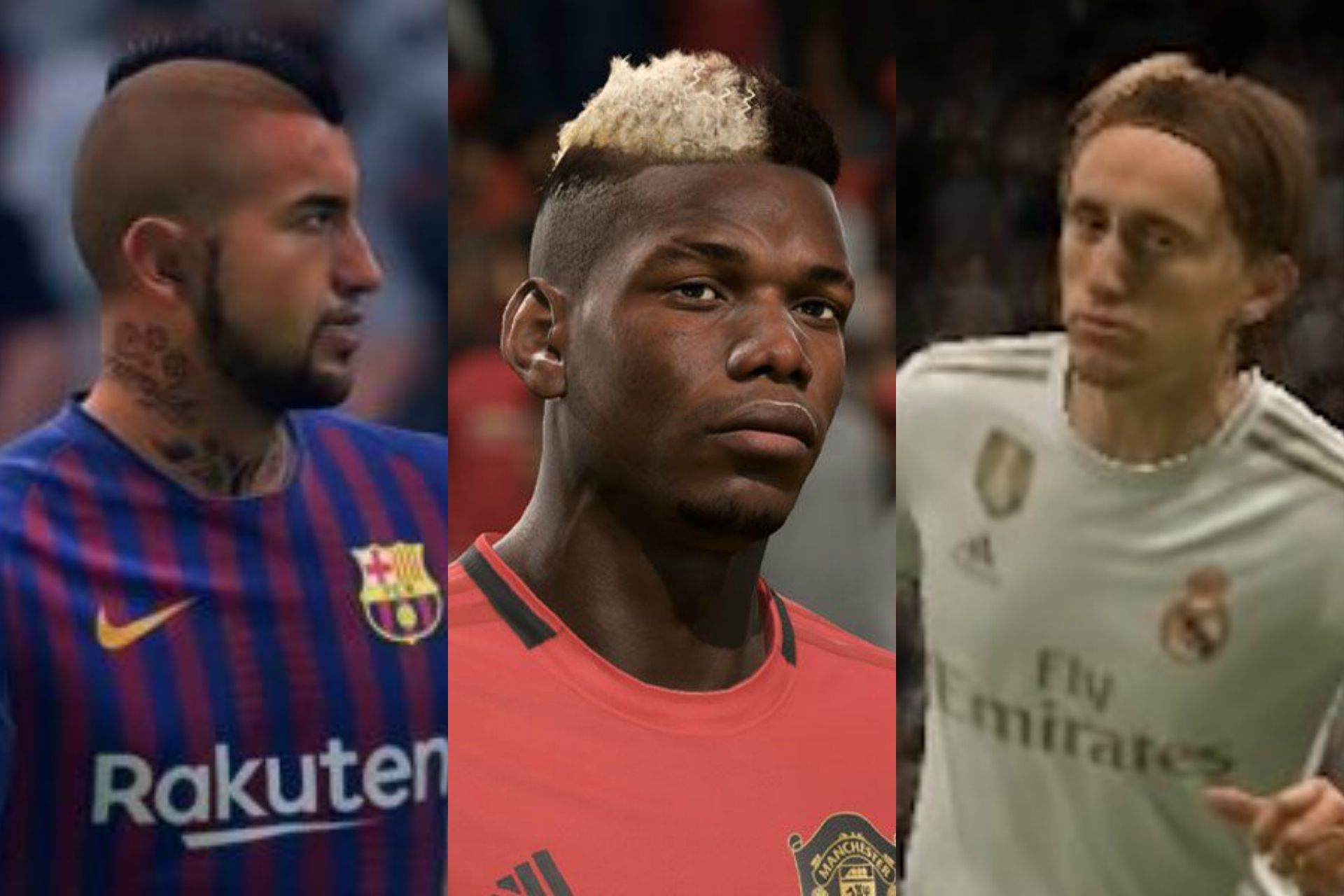 Vidal Pogba Modric FIFA 20