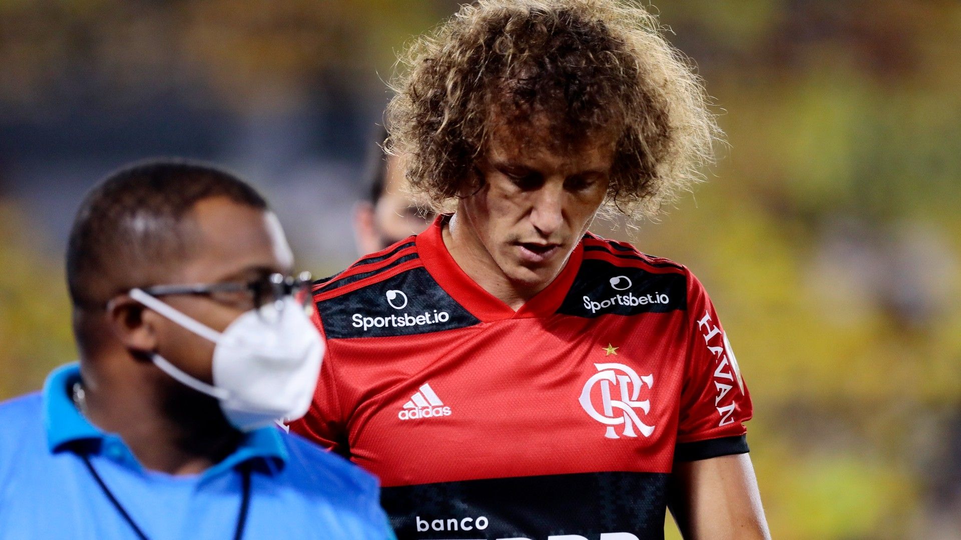 David Luiz Barcelona de Guayaquil Flamengo Libertadores 29 09 2021