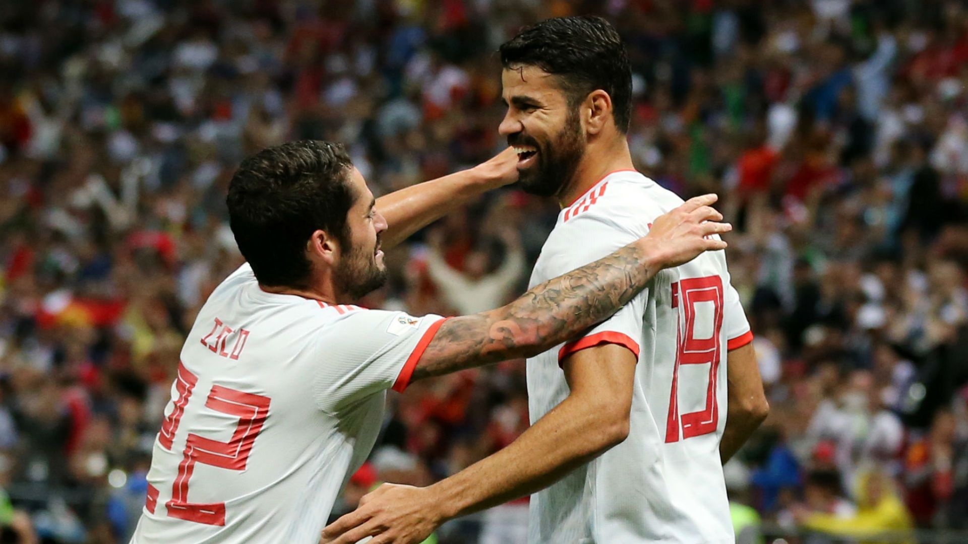 Diego Costa Isco Spain World Cup