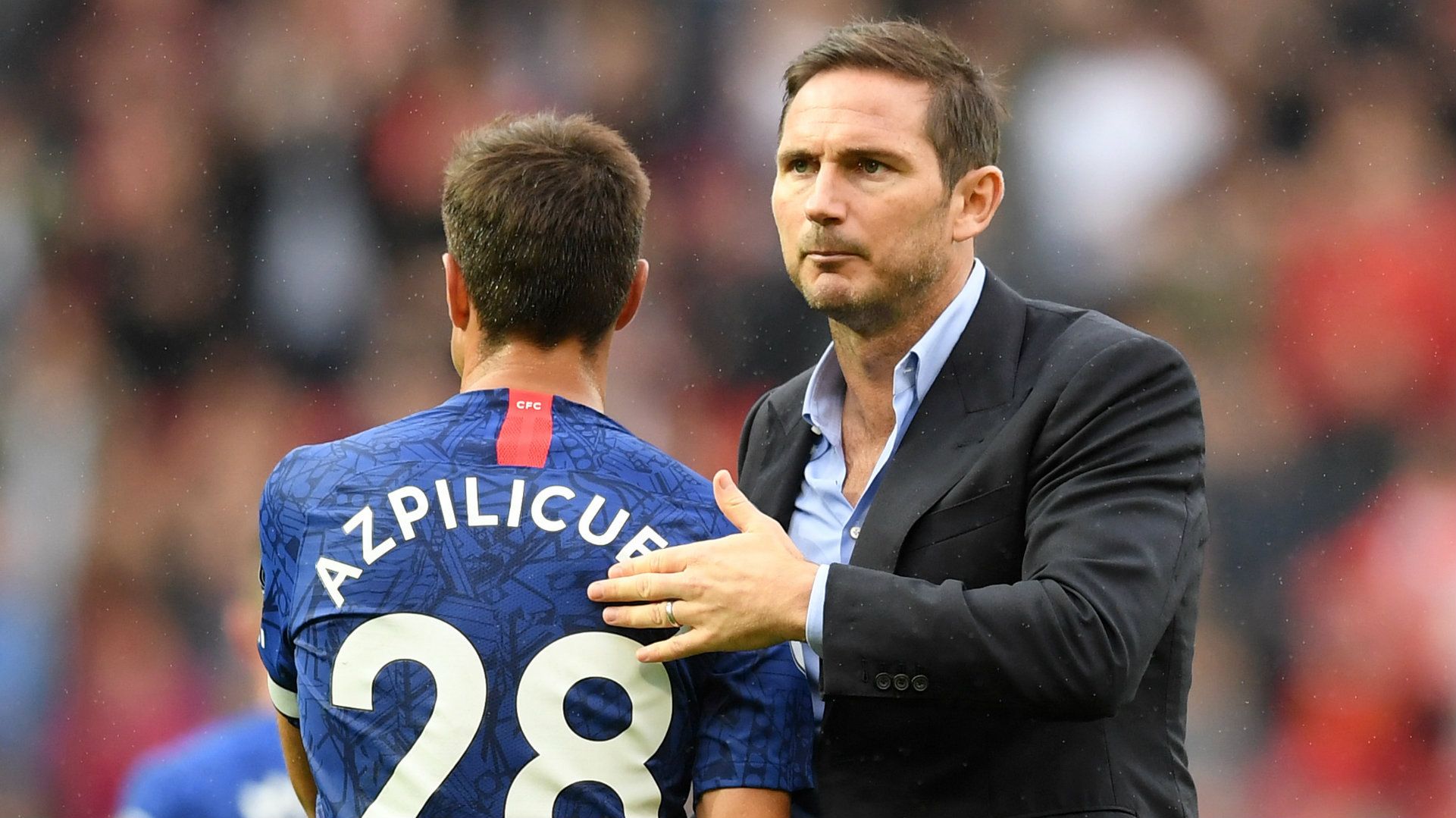 Cesar Azpilicueta Frank Lampard Chelsea 2019-20