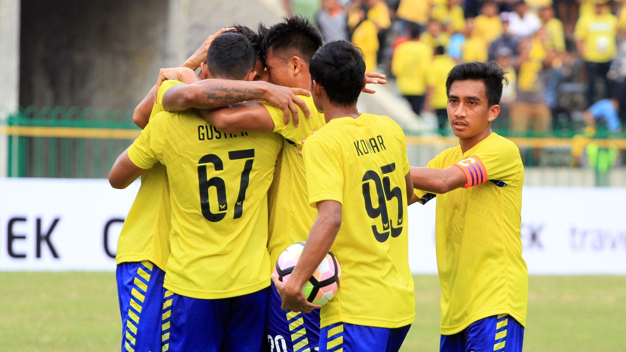 Selebrasi Persegres Gresik United