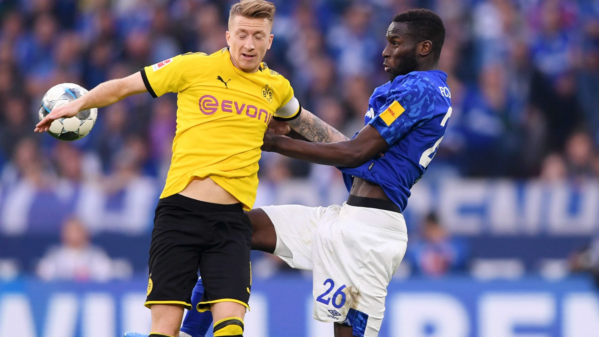 MARCO REUS BORUSSIA DORTMUND SALIF SANE SCHALKE