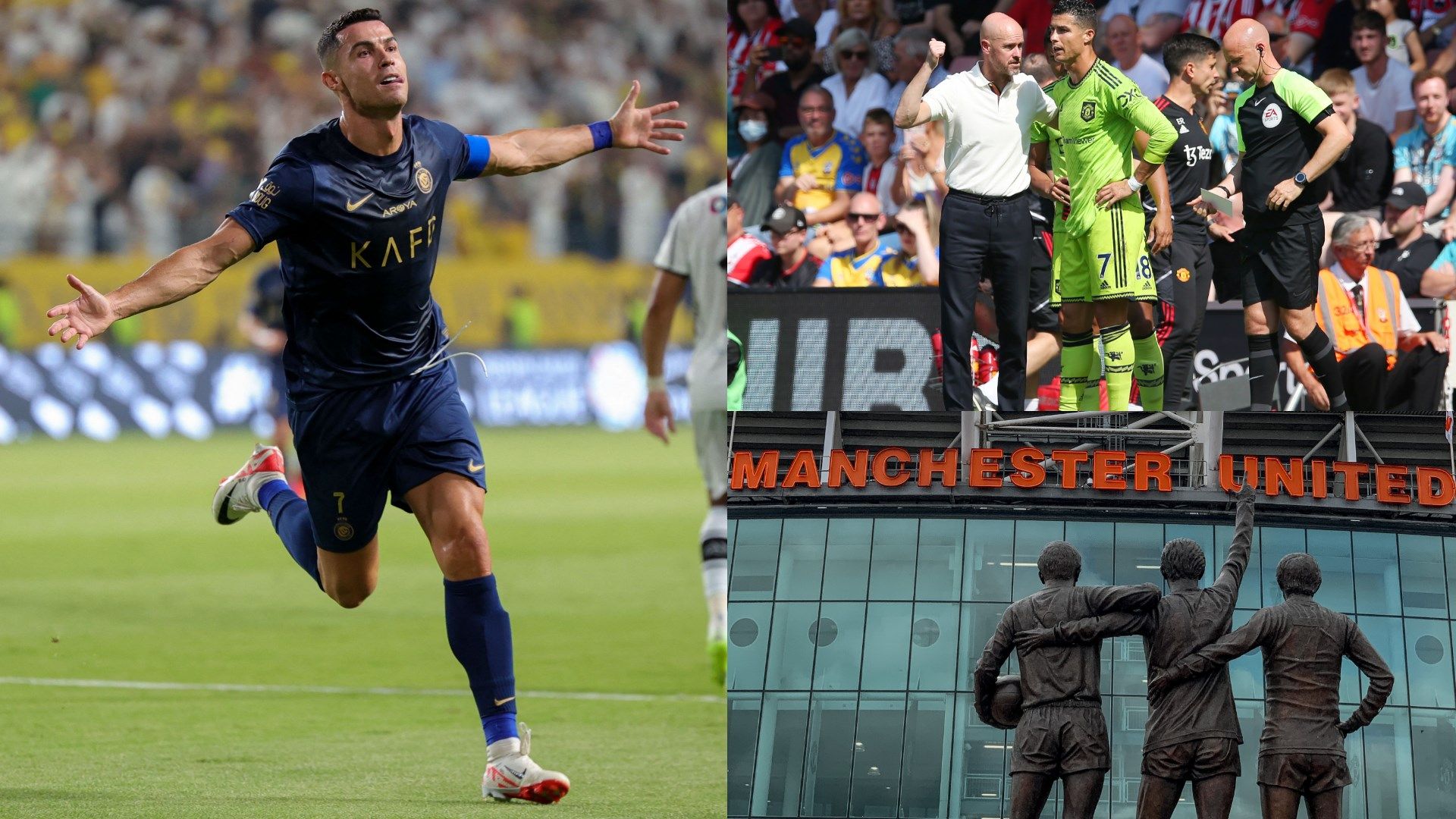 Cristiano Ronaldo, Erik ten Hag, Manchester United GFX