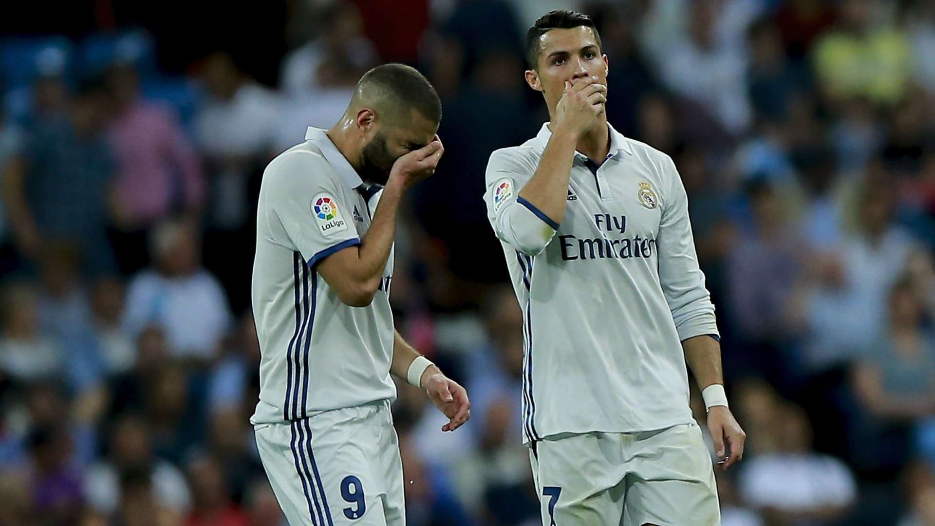 Cristiano Ronaldo Karim Benzema Real Madrid Villarreal La Liga