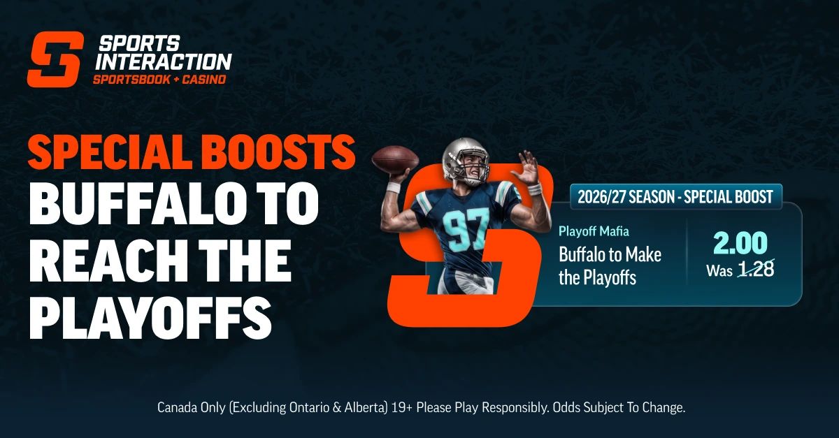 sports interaction buffalo bills boosted odds