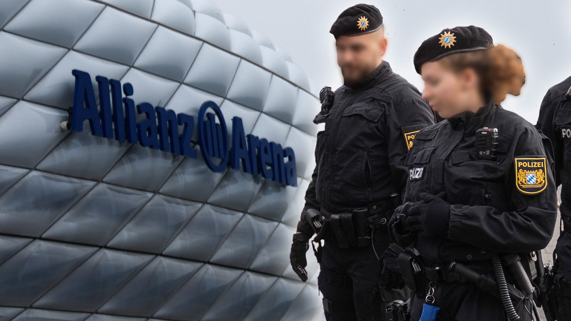 GER ONLY Allianz Arena Polizei 