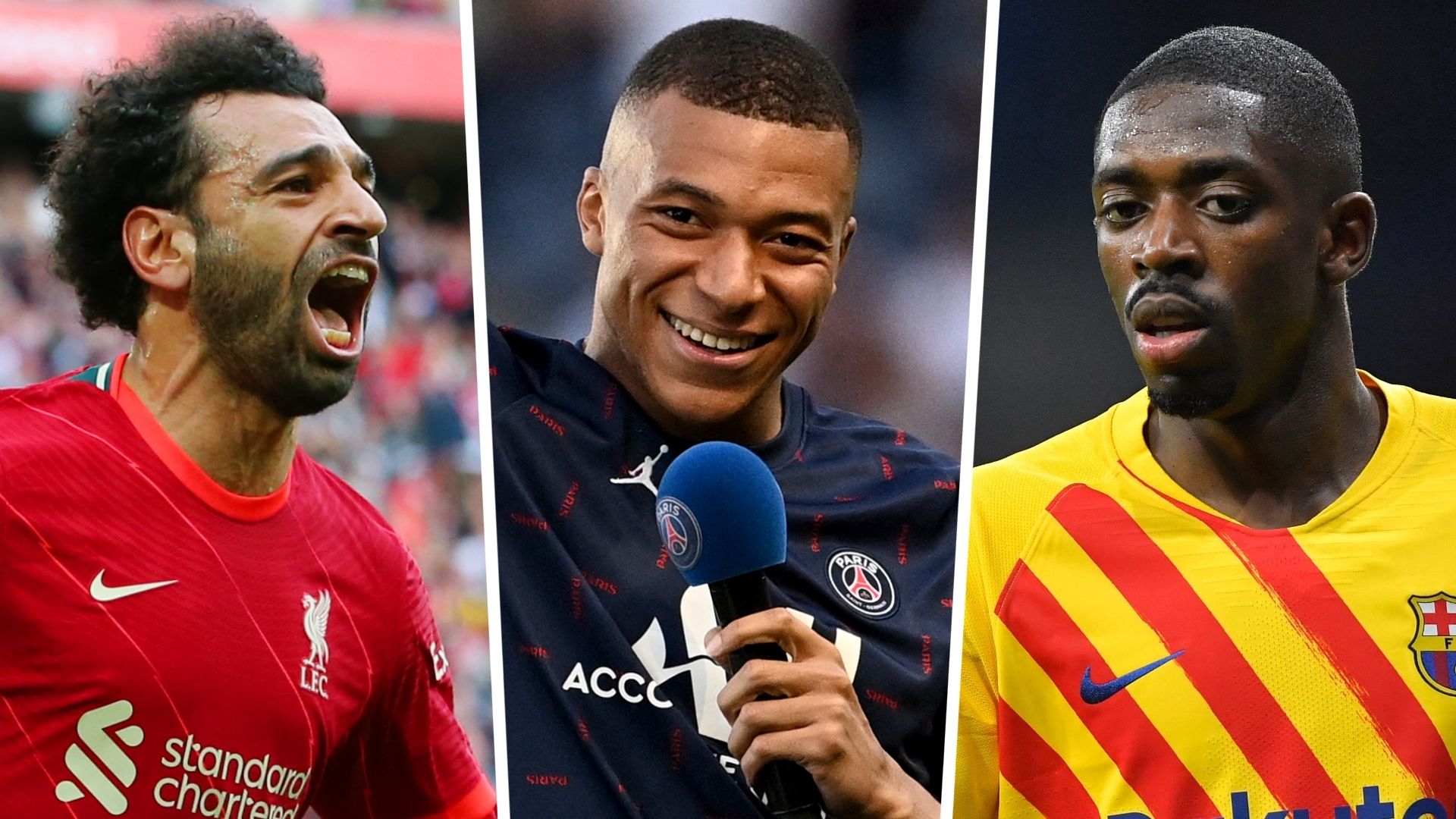 Salah Mbappe Dembele GFX