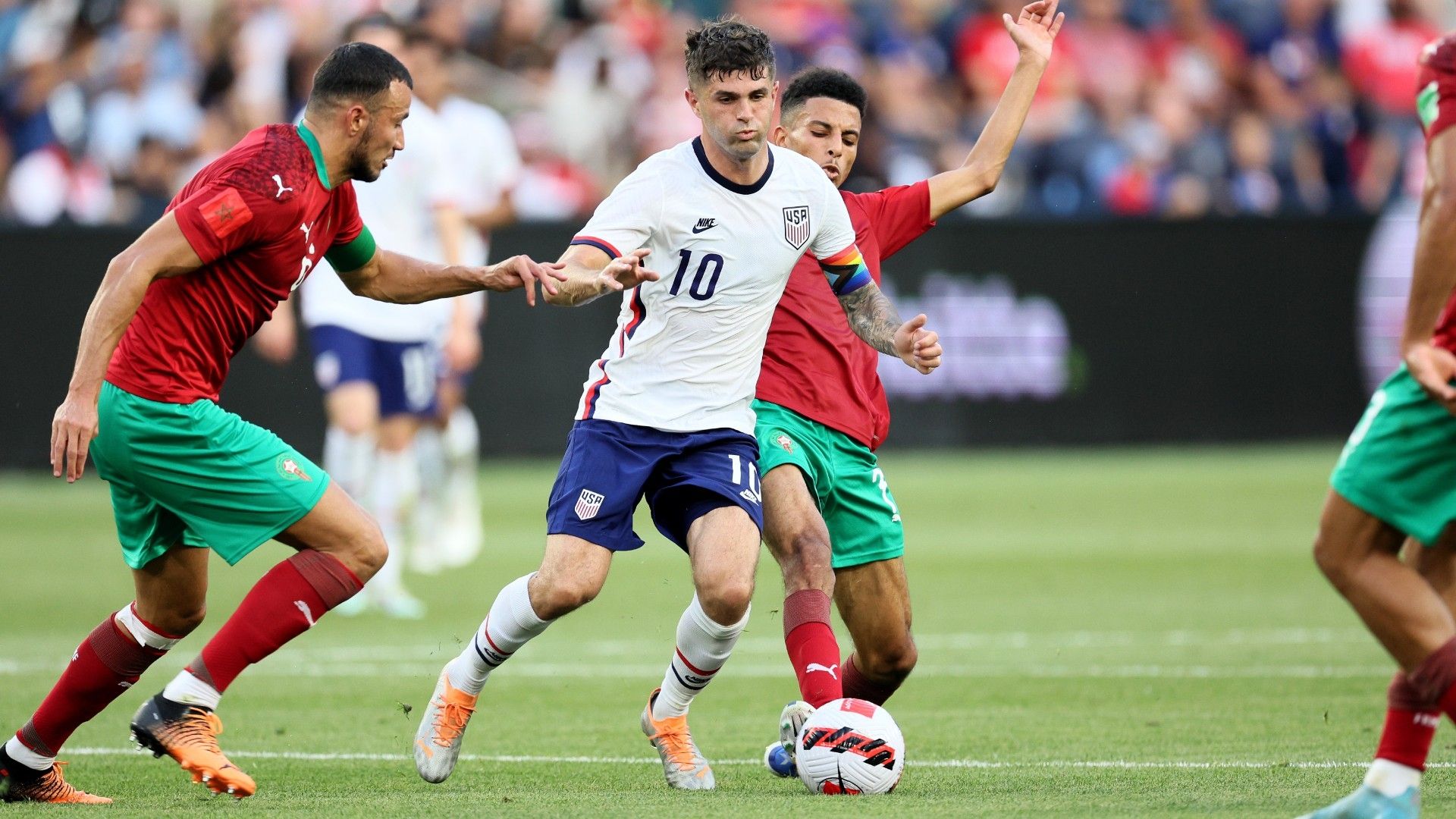Pulisic Morocco USMNT 2022