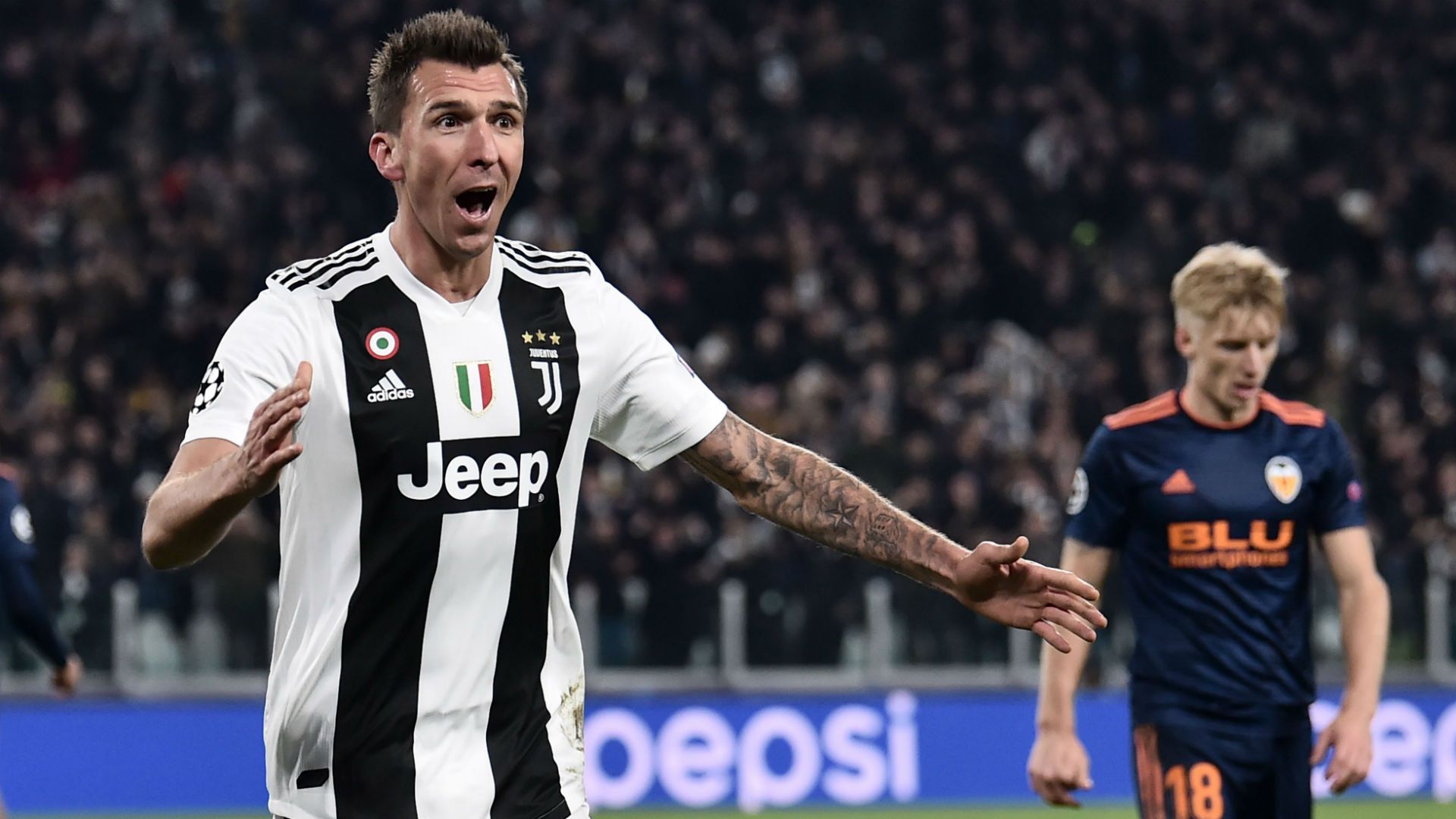 Mandzukic Juventus Valencia Champions League