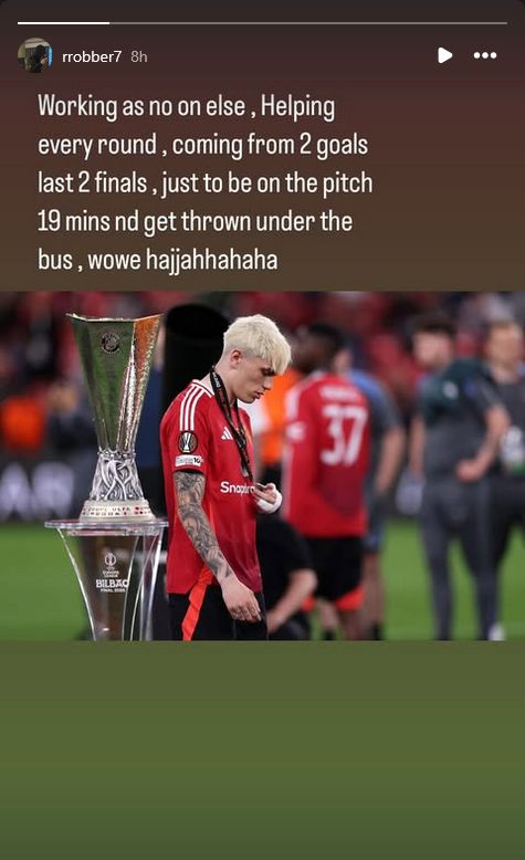 Alejandro Garnacho Robert Europa League final