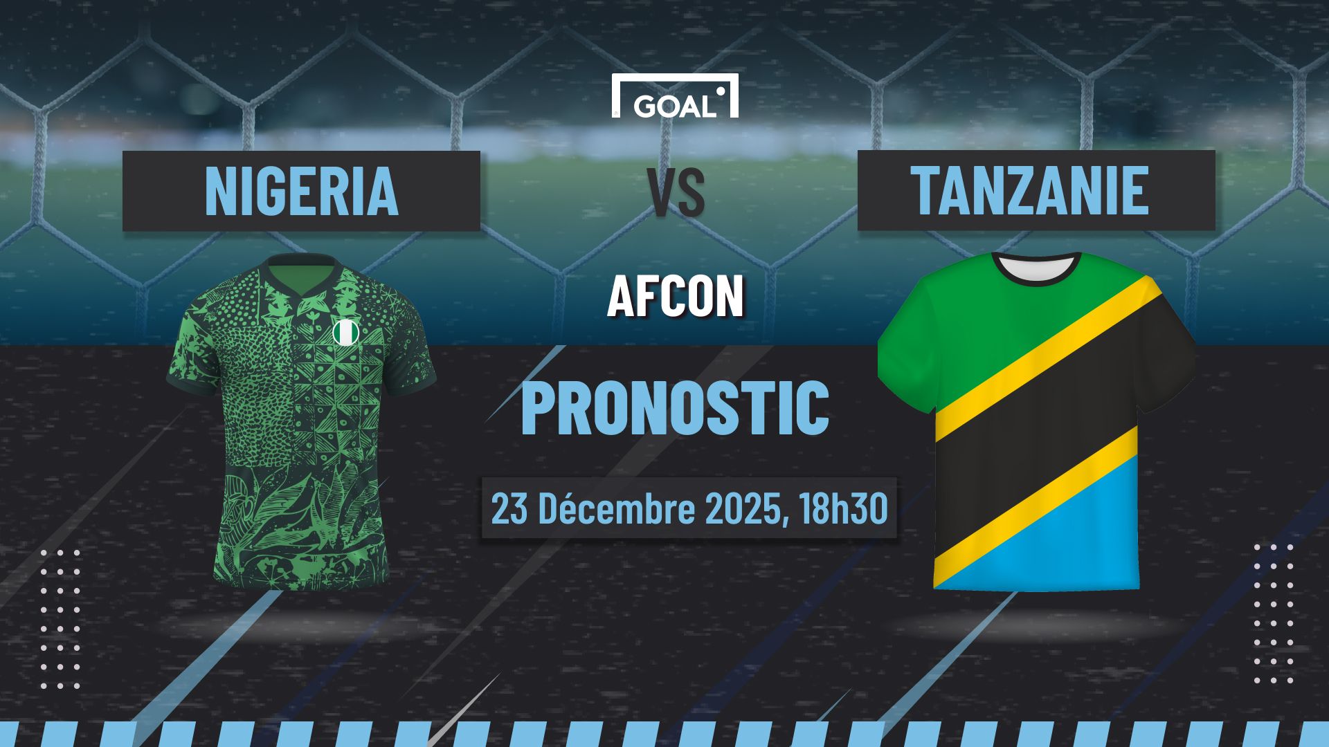 Pronostic Nigeria vs Tanzanie