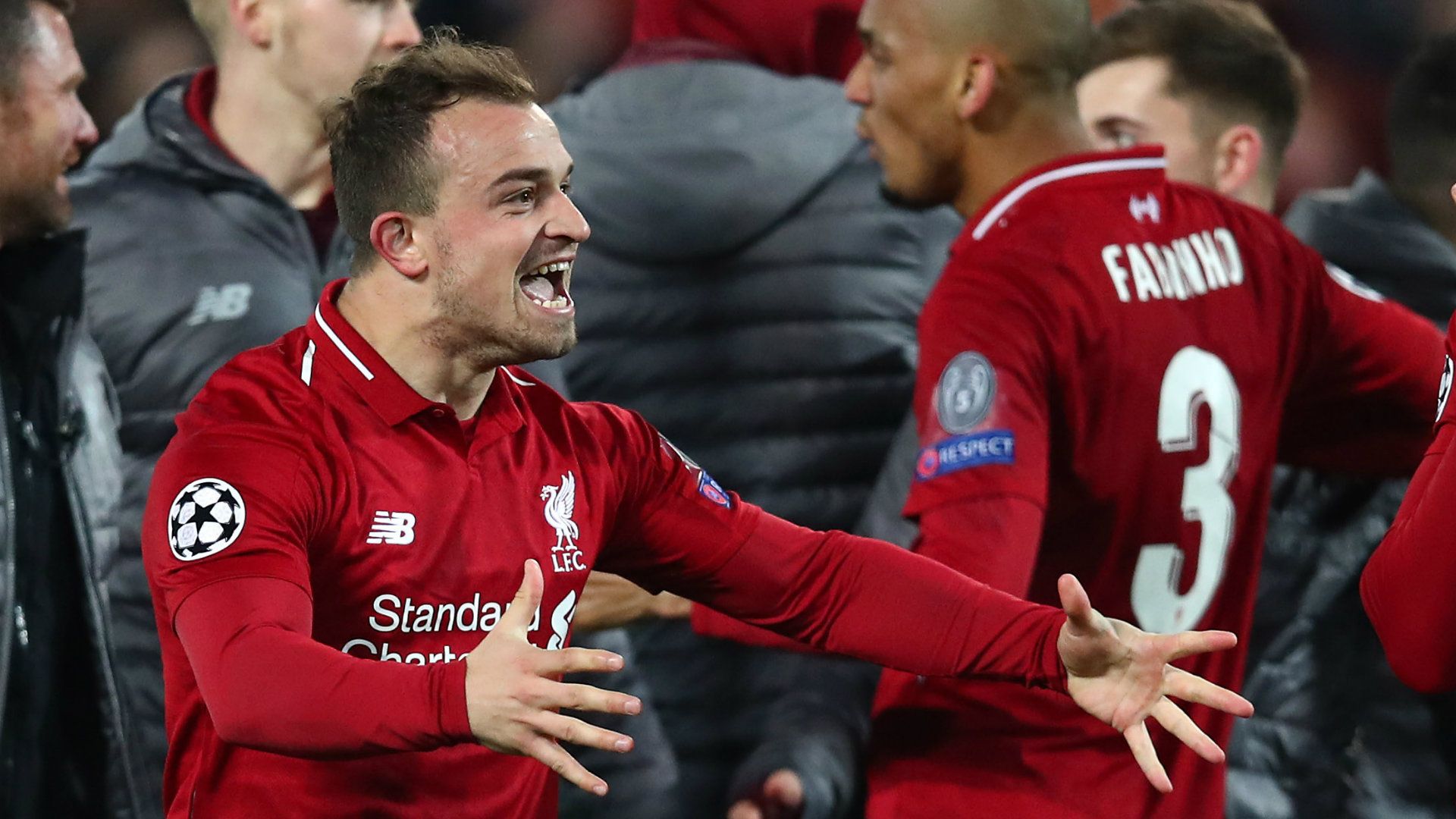 Xherdan Shaqiri Liverpool vs Barcelona Champions League 2018-19