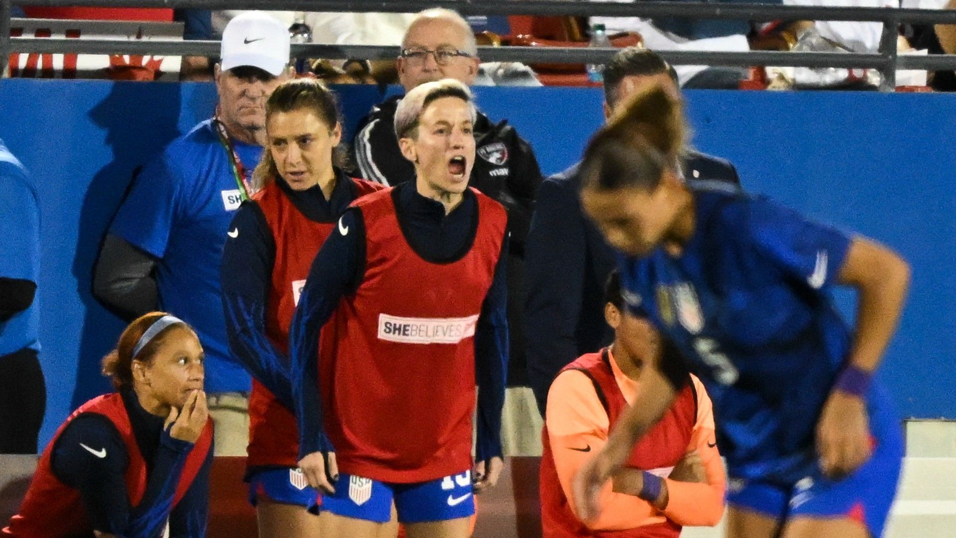 Rapinoe bench USWNT 2023