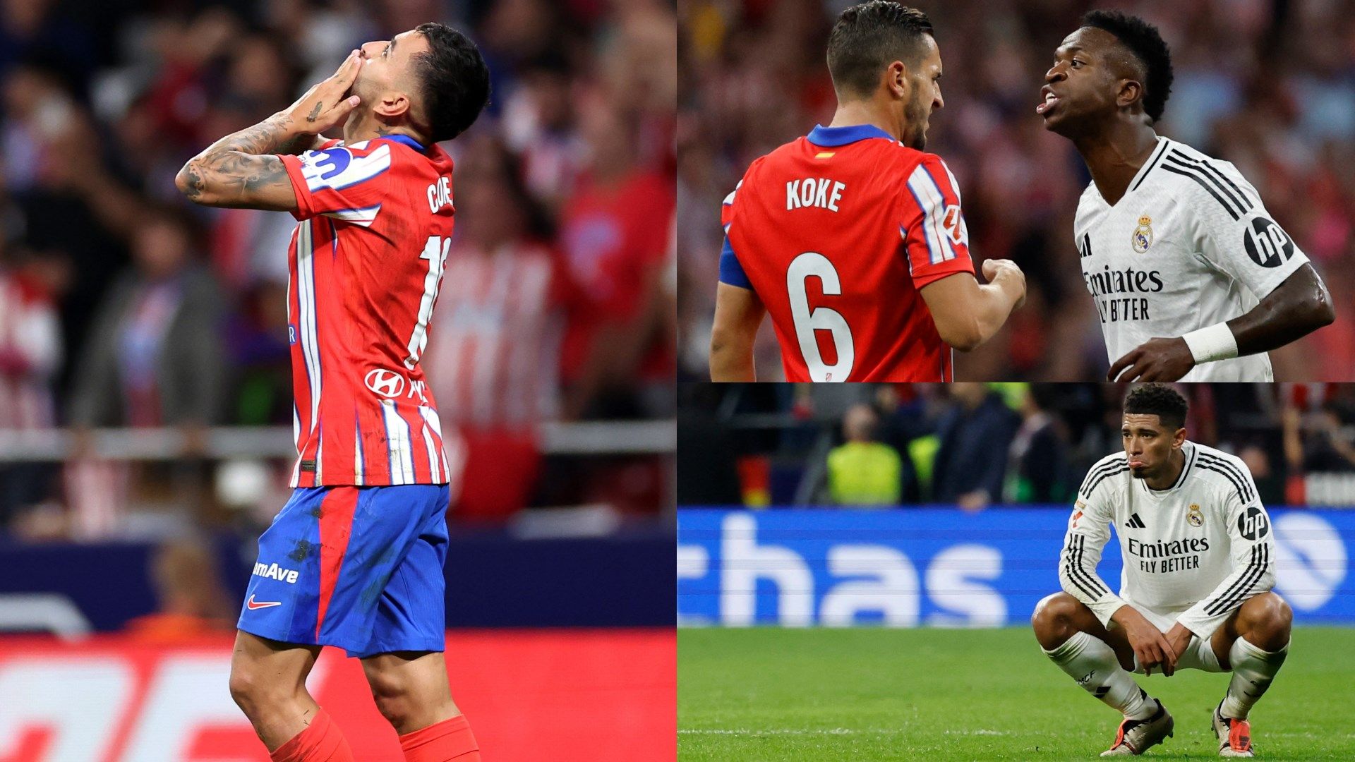 Real Madrid vs Atlético Madrid player ratings: Angel Correa stuns Jude Bellingham and Co. with a last-gasp equalizer after crowd problems almost ruined the derby clash